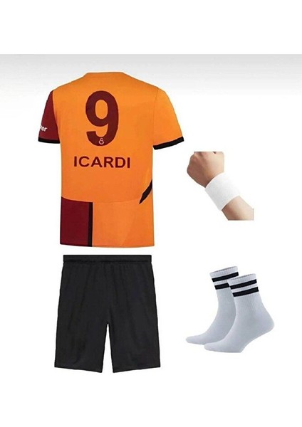 Gâlatâsarây.y Yeni Sezonu Îcârd'î Temalı Çocuk Futbol Forması 3'lü Set M.ss
