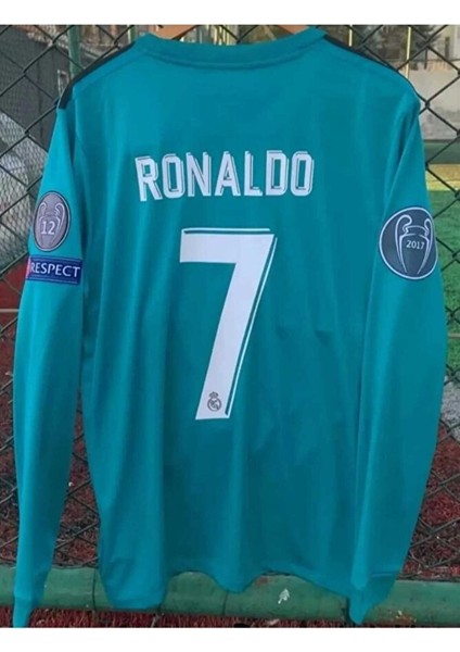 C.ronaldo Turkuaz Uzun Kol Retro Forma 454 fiyatları