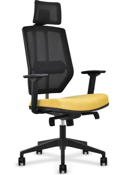 Bürové Monarc Ofis Çalışma Sandalyesi Müdür Plus Sarı fiyatları