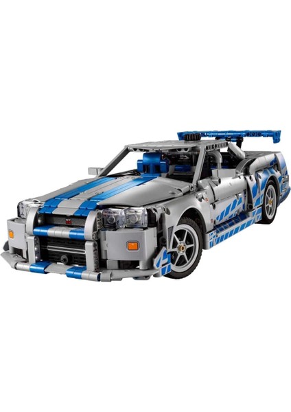 Technic Daha Hızlı Daha Öfkeli Nissan Skyline Gt-R (R34) Araba 42210