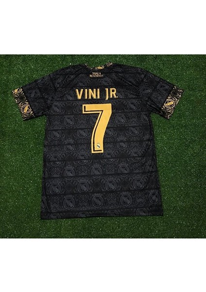 R.e.a.l M.a.d.r.i.d 2023-24 Sezon Vini Jr. Özel Konsept Forması (Black) modelleri