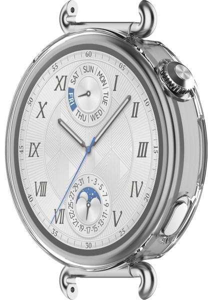 Huawei Watch Gt 6 46MM Tpu Silikon Kasa ve Ekran Koruyucu 360 Tam Koruma Gt6 Kasa Koruyucu fırsatları