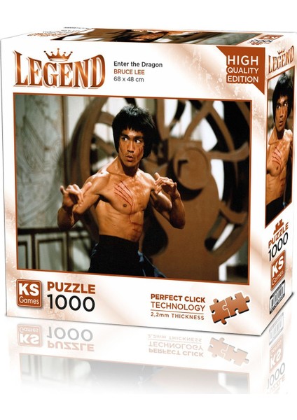 Ks Puzzle 1000 Parça Legend Enter The Dragon Bruce Lee Kız Erkek Çocuk Oyuncak Eğitici Oyuncaklar