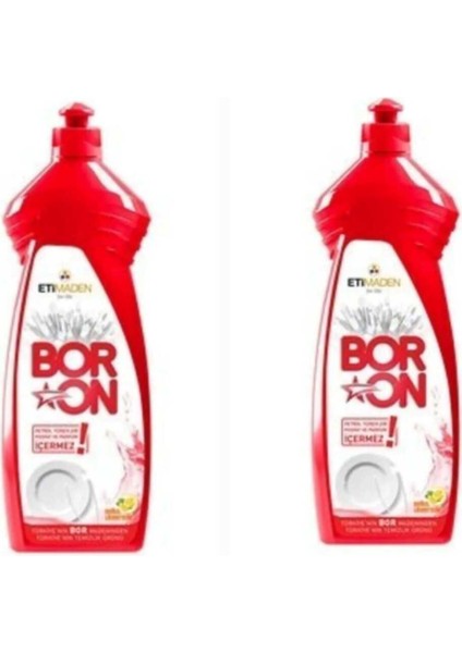 Boron 2 Adet Elde Yıkama Sıvı Bulaşık Deterjanı 2*650 Ml.