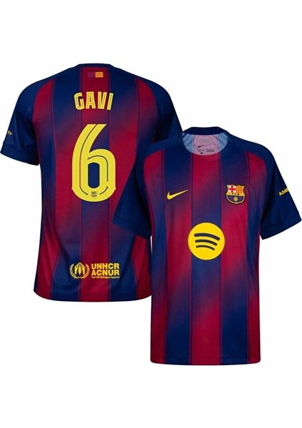 Barcelona 2025-2026 Iç Saha Gavi 6 Yetişkin Futbol Forması