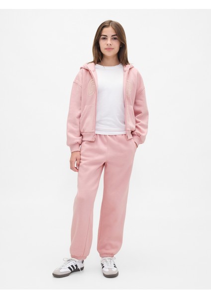 Kız Çocuk Pembe Vintagesoft Gap Logo Jogger Eşofman Altı