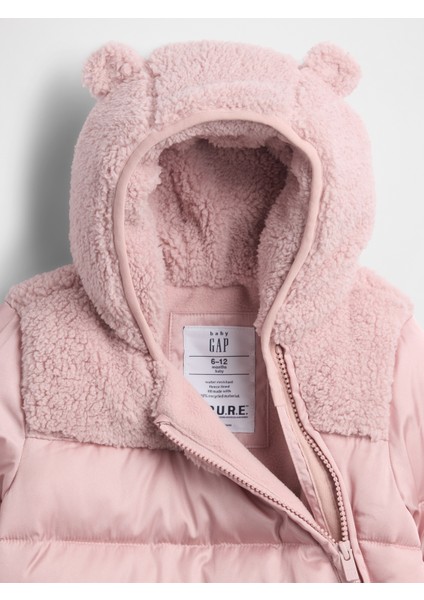 Bebek Pembe Lightweight Şişme Tek Parça Tulum fiyatları