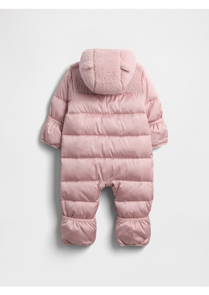 Bebek Pembe Lightweight Şişme Tek Parça Tulum modelleri