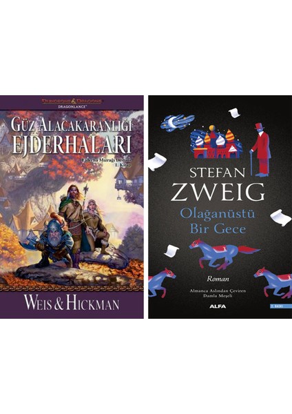 Güz Alacakaranlığı Ejderhaları – Ejderha Mızrağı Destanı 1. Kitap + Olağanüstü Bir Gece