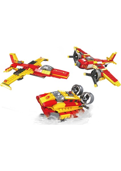 Ausini City 3in1 266 Parça Kız Erkek Çocuk Oyuncak Eğitici Oyuncaklar