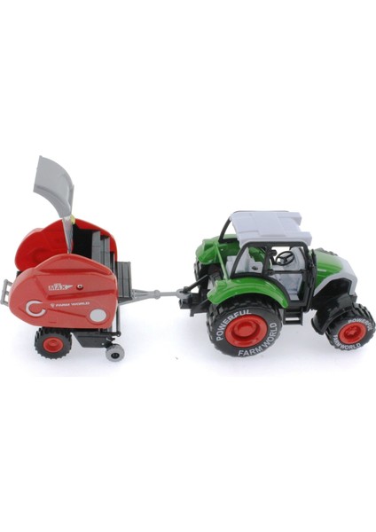 Sürtmeli Die Cast Yeşil Traktörlü Biçerdöver Kız Erkek Çocuk Oyuncak Eğitici Oyuncaklar fırsatları