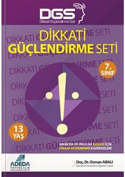 Dikkati Güçlendirme Seti - 7. Sınıf - 13 Yaş