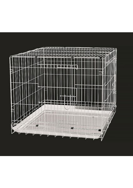 Techmrt Dayang Köpek Kafesi Beyaz 93X56.5X63.5