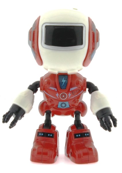 Dekoratif Sesli Işıklı Mini Sevimli Kırmızı Robot Kız Erkek Çocuk Oyuncak Eğitici Oyuncaklar indirimleri