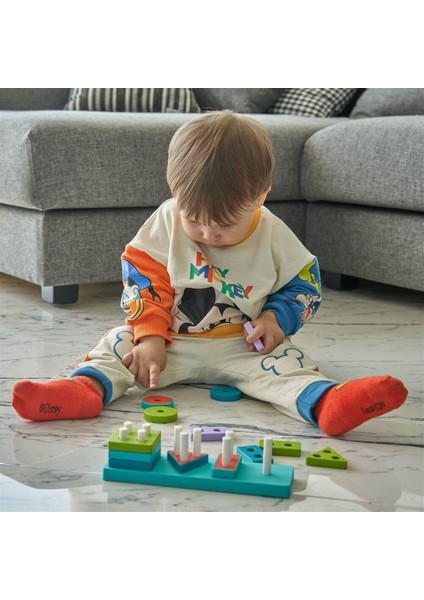 30890-LC Kanz, Geometrik Şekiller Kız Erkek Çocuk Oyuncak Eğitici Oyuncaklar indirimleri