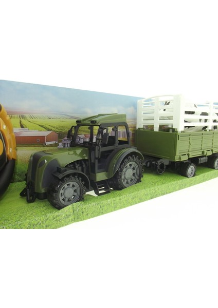 Uzaktan Kumandalı Inek Taşıyan Romörklü Traktör Kız Erkek Çocuk Oyuncak Eğitici Oyuncaklar fiyatları