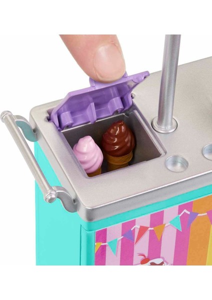 HNK99 Barbie Brooklyn ve Malibu'nun Sahildeki Yiyecek Standı Kız Erkek Çocuk Oyuncak Eğitici Oyuncak fırsatları