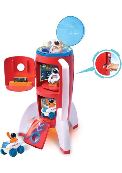 Sunman Astro Venture Sesli ve Işıklı Uzay Roketi Kız Erkek Çocuk Oyuncak Eğitici Oyuncaklar modelleri