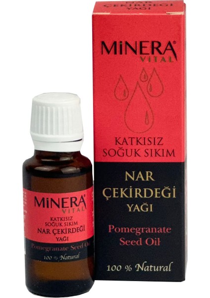 Minera Nar Çekirdeği Yağı 20 ml