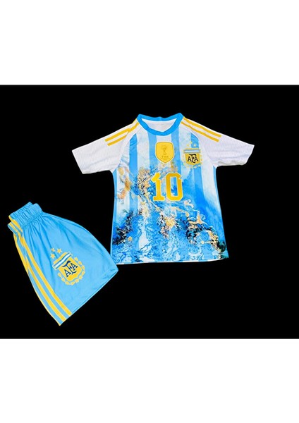 Messi Arjantin Özel Tasarım Çocuk Forması
