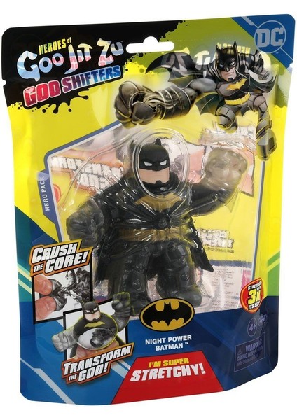 GJD03000 Goojitsu Dc Goo Shifters Superheroes 3lü - 42584 Kız Erkek Çocuk Oyuncak Eğitici Oyuncaklar