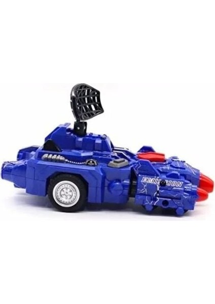 Sürtmeli Roket Atan Mavi Uzay Korsanı Araba Kız Erkek Çocuk Oyuncak Eğitici Oyuncaklar