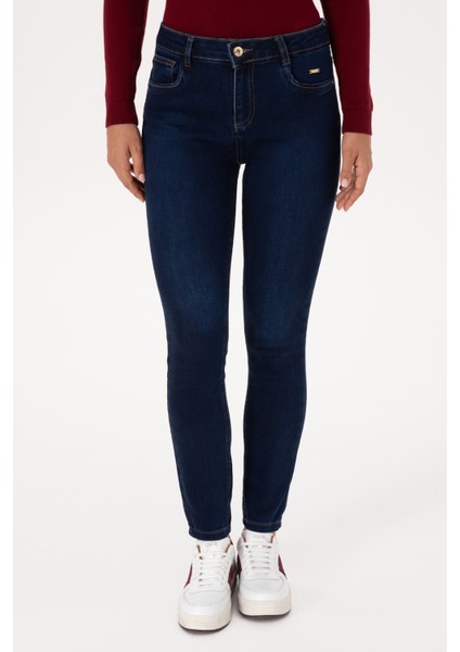 Kadın Koyu Mavi Pantolon (Jean) 50317626-DN0023 fiyatları