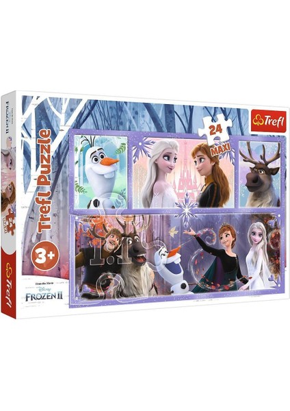 PUZZLE-14345 Disney Frozen Iı 24 Parça Çocuk Puzzle Kız Erkek Çocuk Oyuncak Eğitici Oyuncaklar