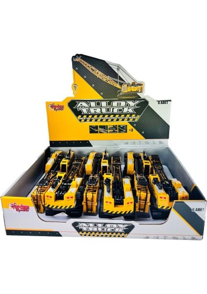 SZT-88925 Sürtmeli Metal Inşaat Aracı Vinç 1 55 Kız Erkek Çocuk Oyuncak Eğitici Oyuncaklar modelleri