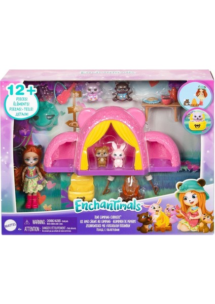 HTW71 Enchantimals Maceracı Kampçılar Oyun Seti Kız Erkek Çocuk Oyuncak Eğitici Oyuncaklar