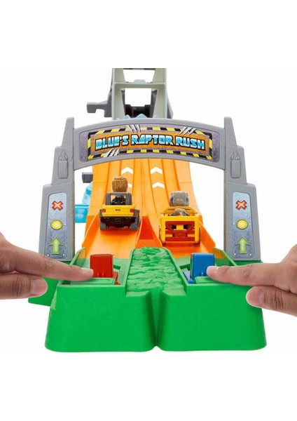 Hot Wheels Racerverse Jurassic Pist Seti HTP12 Kız Erkek Çocuk Oyuncak Eğitici Oyuncaklar modelleri