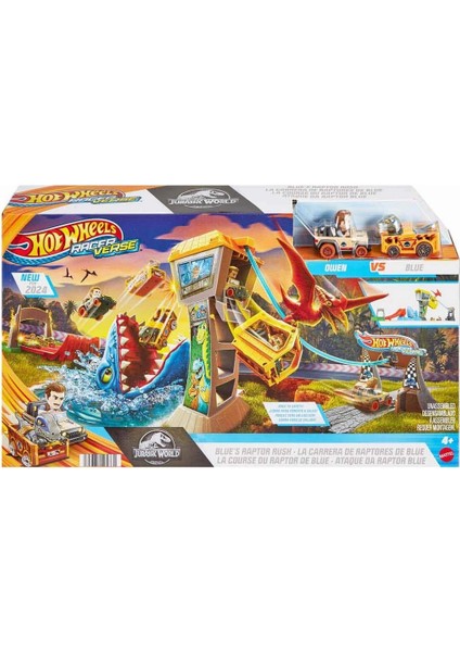 Hot Wheels Racerverse Jurassic Pist Seti HTP12 Kız Erkek Çocuk Oyuncak Eğitici Oyuncaklar indirimleri