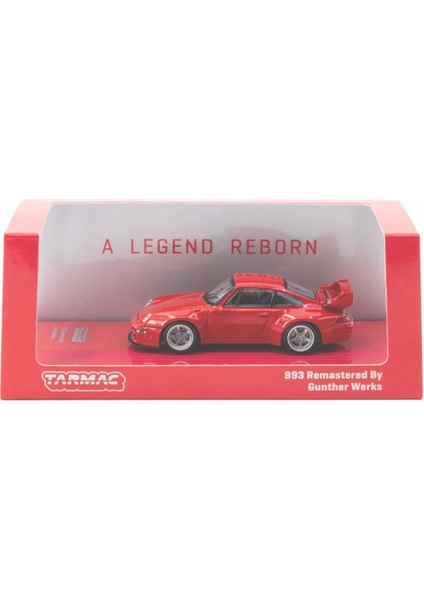 Tarmac Works 1/64 993 Remastered By Gunther Werks Red Kız Erkek Çocuk Oyuncak Eğitici Oyuncaklar modelleri