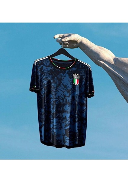 Italya Forması 2023/24 Konsept Lacivert Özel Forması