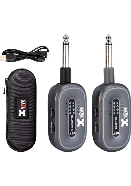 A-58 Gitar Telsiz Sistemi (Çanta Hediyeli)
