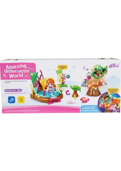 Maylla'nın Müzikli ve Işıklı Sualtı Dünyası Sarı Saçlı Kız Erkek Çocuk Oyuncak Eğitici Oyuncaklar modelleri