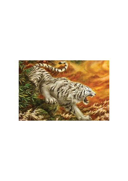 Ks Puzzle 1000 Parça White Tiger Beyaz Kaplan Kız Erkek Çocuk Oyuncak Eğitici Oyuncaklar fiyatları