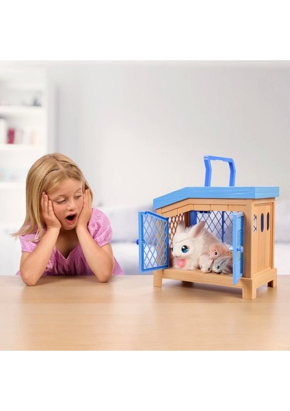 Little Live Pets Anne ve Yavruları Oyun Seti 26593 Kız Erkek Çocuk Oyuncak Eğitici Oyuncaklar