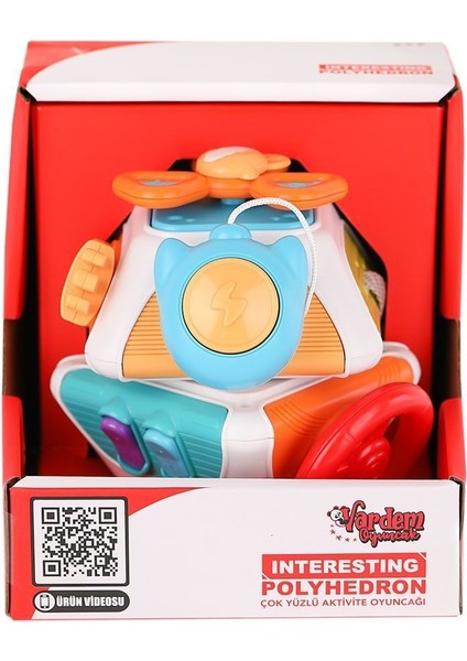 RT1605 Eğitici Çok Yüzlü Aktivite Oyuncağı -Vardem Oyuncak Kız Erkek Çocuk Oyuncak Eğitici Oyuncakla