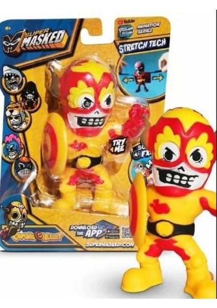 Maskeli Süper Strech Captain Nuget 8 Ses Efektli Kız Erkek Çocuk Oyuncak Eğitici Oyuncaklar