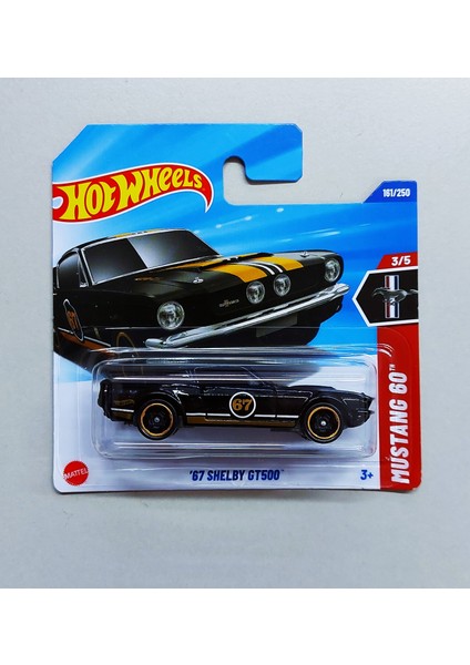 '67 Shelby GT500 ( Siyah ) ( 2025 Seri Model Araba )