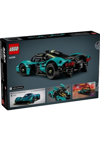 42208 LEGO Technic Aston Martin Valkyrie 707 Parça +9 Yaş Kız Erkek Çocuk Oyuncak Eğitici Oyuncaklar