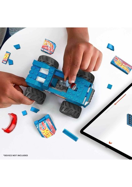 HMM49 Mega™ Hot Wheels® Smash & Crash Race Ace™ Monster Truck 80 Parça +5 Yaş Kız Erkek Çocuk Oyunca fırsatları