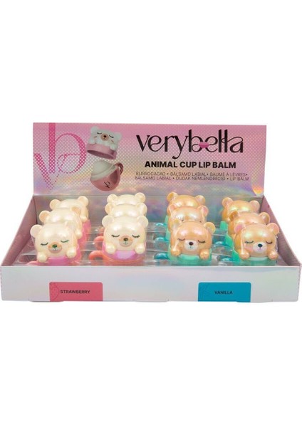 VRB28000 Very Bella - Sevimli Lip Balm Dudak Nemlendiricisi Kız Erkek Çocuk Oyuncak Eğitici Oyuncakl