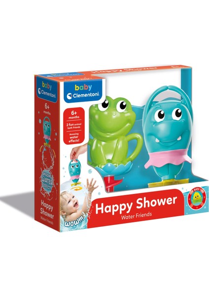 17444 Baby Clementoni - Ilk Arkadaşlarım Banyo Oyuncağı +6 Ay Kız Erkek Çocuk Oyuncak Eğitici Oyunca