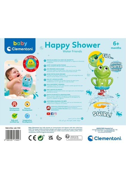 17444 Baby Clementoni - Ilk Arkadaşlarım Banyo Oyuncağı +6 Ay Kız Erkek Çocuk Oyuncak Eğitici Oyunca modelleri