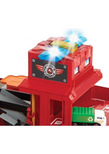 203719005 Dickie, Katlanır Itfaiye Aracı Oyun Seti 49CM Kız Erkek Çocuk Oyuncak Eğitici Oyuncaklar