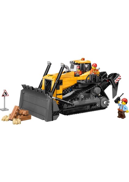 LEGO City Sarı Buldozer 60466 Kız Erkek Çocuk Oyuncak Eğitici Oyuncaklar