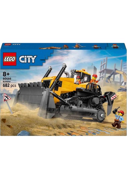 LEGO City Sarı Buldozer 60466 Kız Erkek Çocuk Oyuncak Eğitici Oyuncaklar modelleri