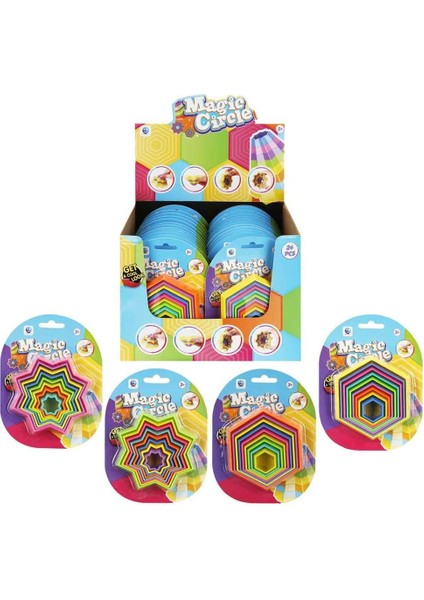 Oyun Renkli Daire Şekilli 4R.2A -Sun Kız Erkek Çocuk Oyuncak Eğitici Oyuncaklar